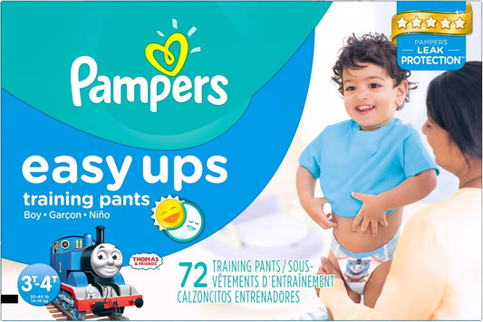 Pampers Easy Ups Training Pants Pull On Disposable Diapers for Boys