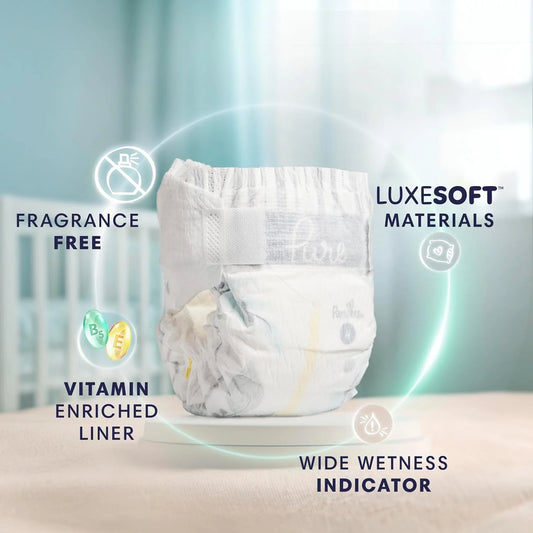 Pampers Pure Baby Diapers, Size 2 (12-18 lbs), 120