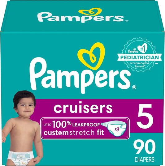 pampers Cruisers Diapers Size 5 90 ct Old