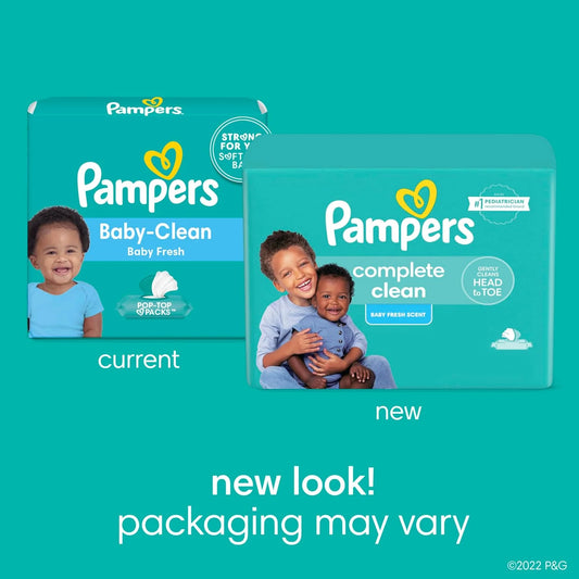 Pampers Complete Clean Baby Wipes - Fresh Scent 1X 72 Count