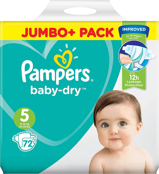 Pampers Size 5 Baby-Dry Nappies