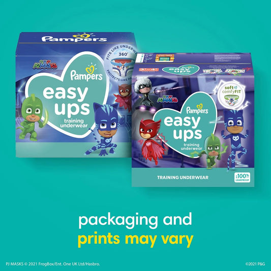 Pampers Easy Ups Boys & Girls Bluey Potty Training Pants - Size 2T-3T, 132 Count, Training Underwear (Packaging May Vary)